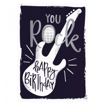 Musikkarte "You Rock"